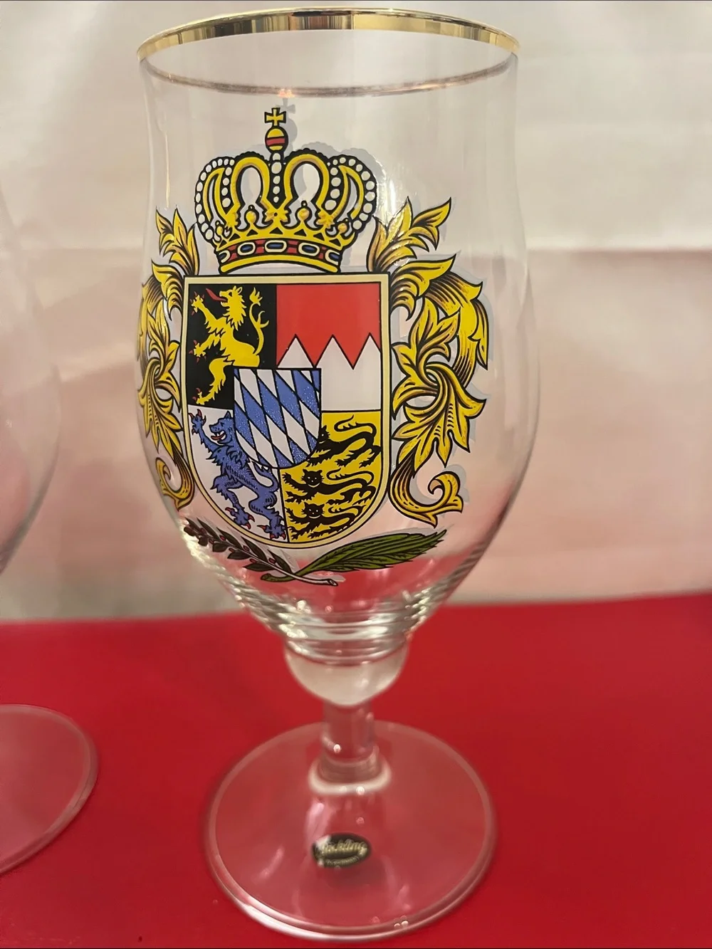 Bockling | Dining | Bockling Family Crest Wine Glassesgoblets 2
